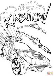 Hot Wheels Kaboom coloring page | Free Printable Coloring Pages