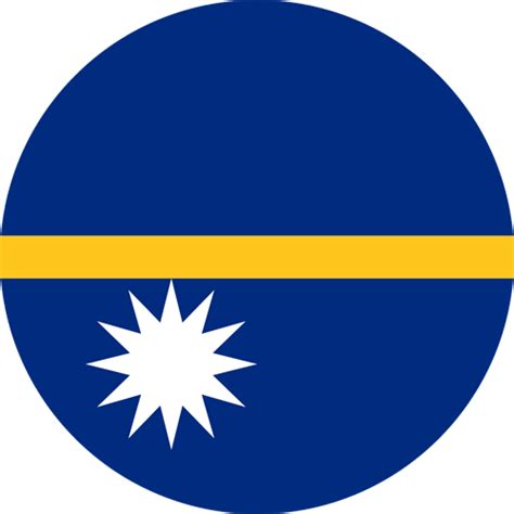 Nauru flag emoji - Country flags