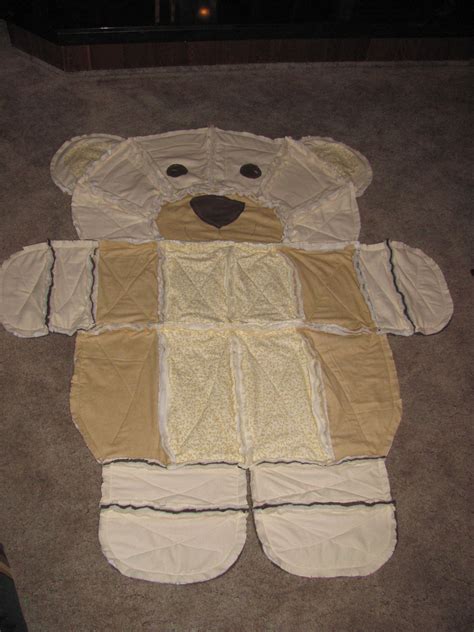 Free Teddy Bear Rag Quilt Pattern | PeepsBurgh.Com