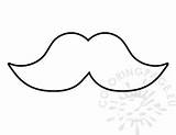 Mustache Coloring Pages  Animal sketch template