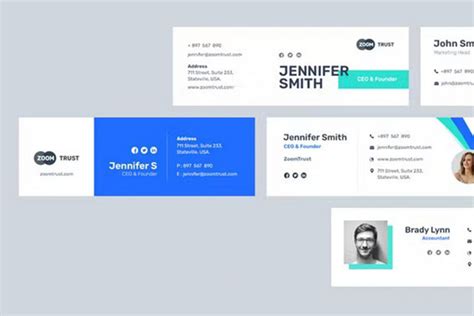 20+ Best Professional Email Footer Signature Templates (+ Free Tips) 2023 | Design Shack