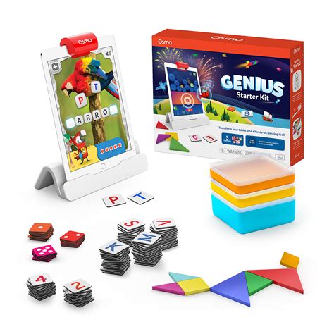 Osmo - Genius Starter Kit, Ages 6-10 - Math, Spelling, Creativity & More - STEM Toy Educational ...