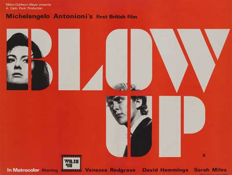 Movie Poster of the Week: Michelangelo Antonioni’s "Blow-Up" on Notebook | MUBI