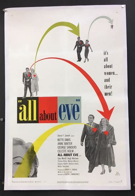 All About Eve (1951) – Original One Sheet Movie Poster - Hollywood ...