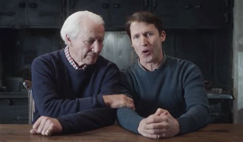 James Blunt sobs in powerful video starring ailing father