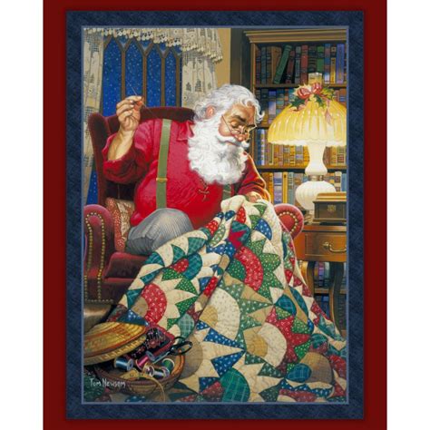 45 Quilting Santa Panel | Marshall Dry Goods Company