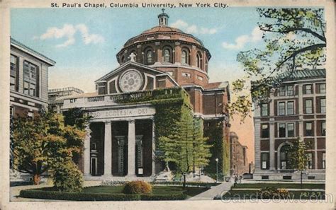 St. Paul's Chapel, Columbia University New York City, NY Postcard