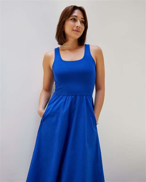 The Riviera Dress Mazarine Blue – Everlane