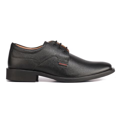 Buy Red Chief Black Men Derby Formal Leather Shoes (RC2282 001) Online ...