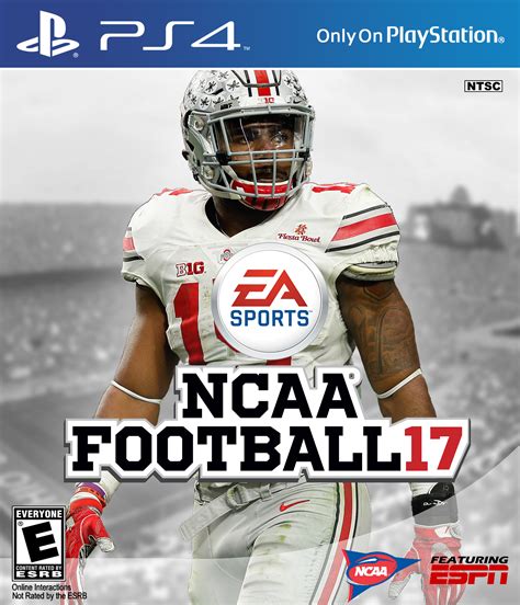 NCAA Football 17 PlayStation 4 Box Art Cover by Ausem