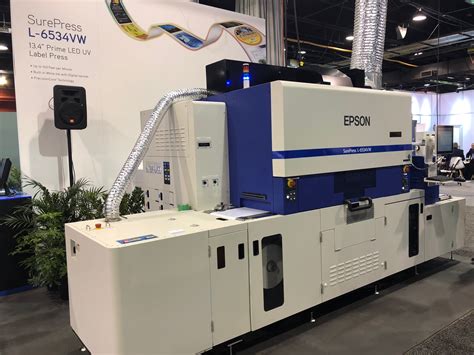 Epson launches faster UV LED digital press | Labels & Labeling