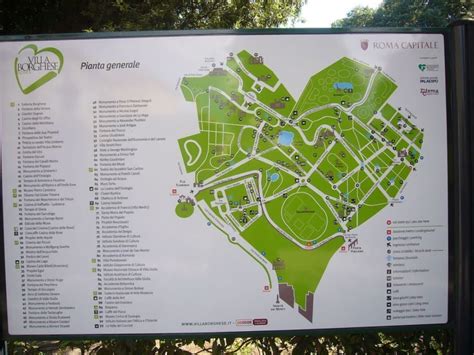 7 Pics Villa Borghese Gardens Map And View - Alqu Blog