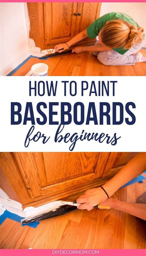 Here's the best tutorial on how to paint your baseboards white--even ...