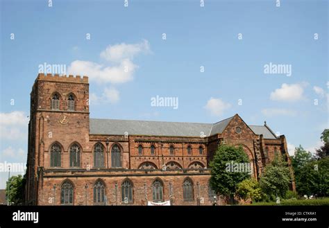 Shrewsbury Abbey Shrewsbury Shropshire England UK Stock Photo - Alamy