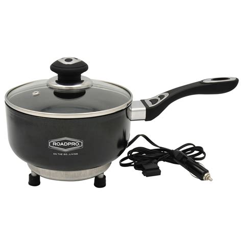 RoadPro 12-Volt Portable Saucepan with Non-Stick Surface