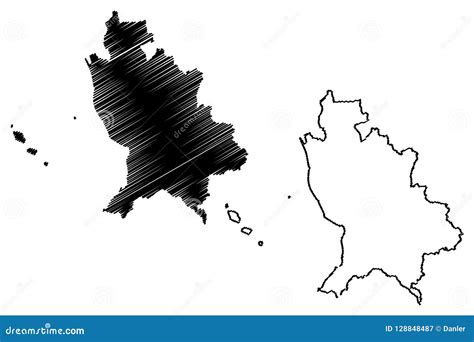 Nayarit Outline Map Mexico State Cartoon Vector | CartoonDealer.com ...