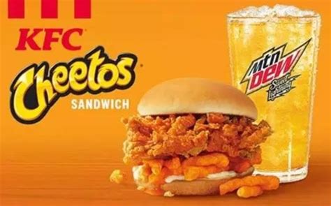 KFC New Cheetos Lovers Box Includes Cheetos Sandwich And Cheetos Popcorn Nuggets For $9.99 - The ...