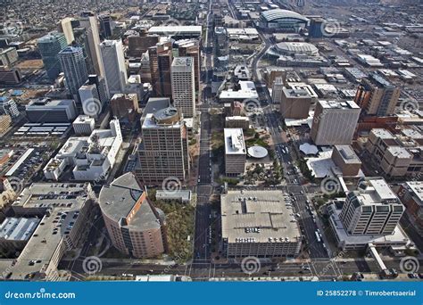 Downtown Phoenix Skyline stock photo. Image of retail - 25852278