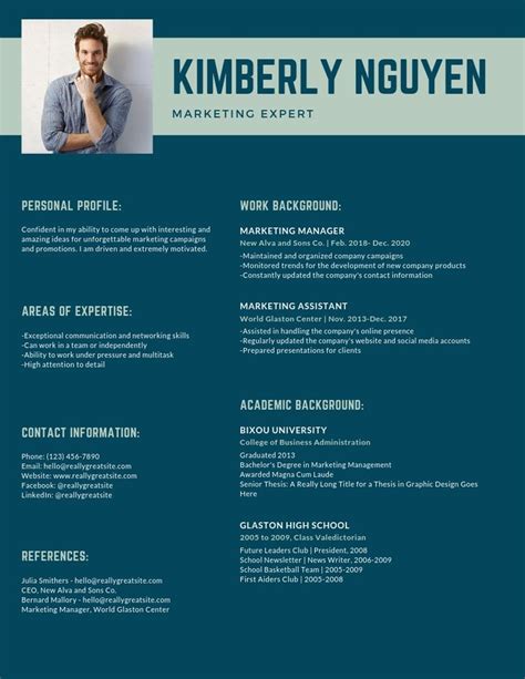 50 inspiring resume designs to learn from | Canva | Resume design, Professional business card ...