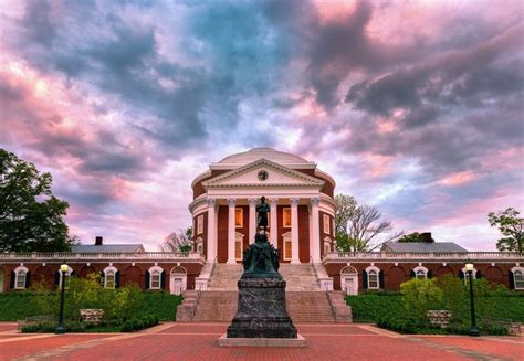 UVA Rotunda Spring Sunset Picture Photo University of | Etsy | University of virginia, Sunset ...