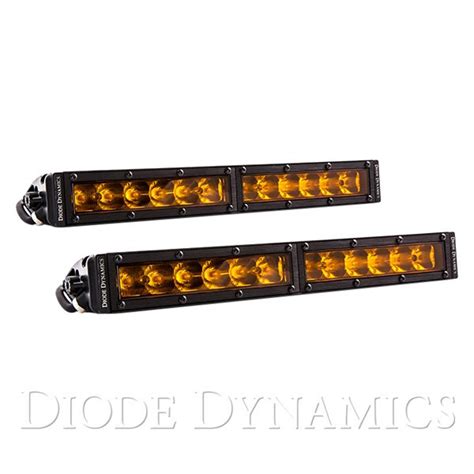 Diode Dynamics® DD5037P - Stage Series Custom SAE/DOT 12" 2x58.8W Driving Beam Amber LED Light ...