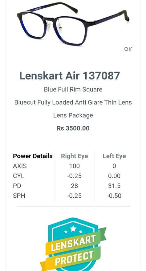 Lenses and optical - LENSKART.COM Customer Review - MouthShut.com