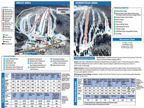 Ski Brule Trail Map 16.17