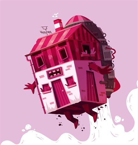 ArtStation - flying house