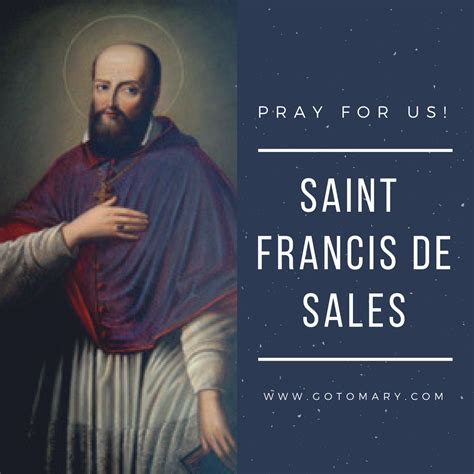 Saint Francis de Sales - Go to Mary Blog