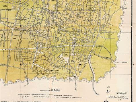 Old Tehran Map, the Last Grand Map of Tehran to Showcase the Old City ...