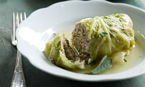 Braised Savoy Cabbage Rolls Recipe - Spry Living