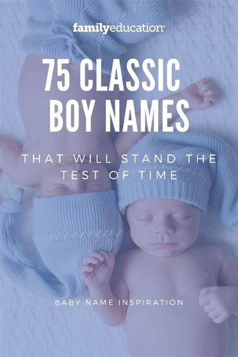 75 Classic Boy Names - FamilyEducation