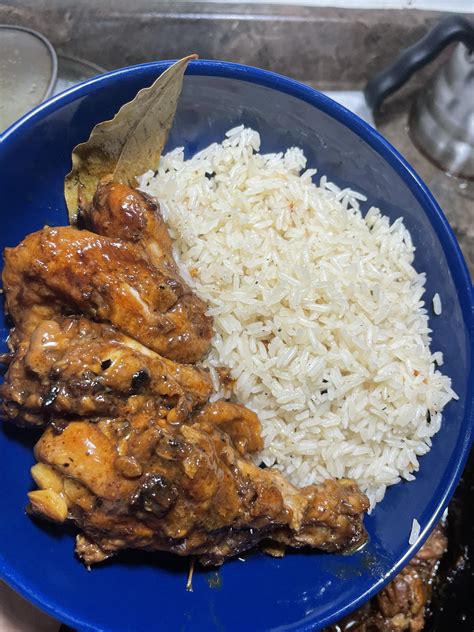 [Homemade] Adobo Chicken & White Rice : r/food