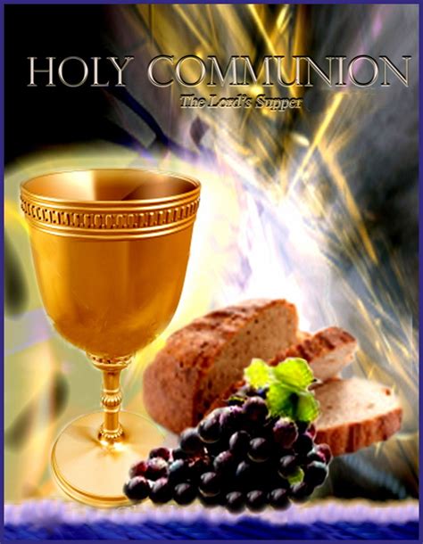 HOLY COMMUNION-CUP+BREAD+FRAME-10X13 - Bull Swamp Baptist