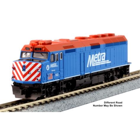 Kato 176-9107-DCC, N Scale EMD F40PH, DCC, Chicago Metra #157 City of ...