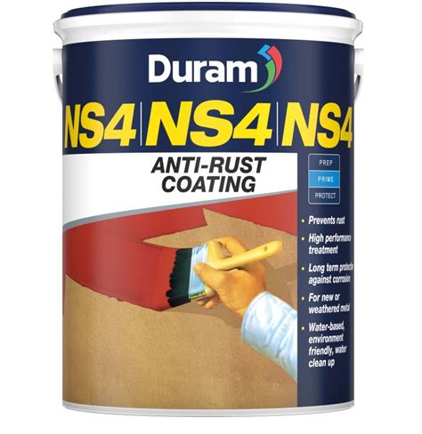 Duram Ns4 Anti-Rust Coating Black 5lt - Noag's Market