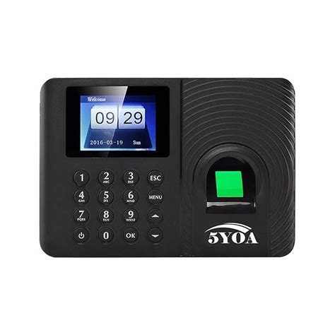 Buy Clock in and Out Machine for Employees Biometric Attendance System Fingerprint USB Time ...