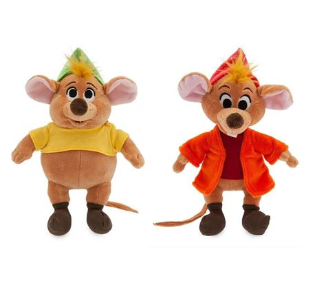 Cinderella Jaq & Gus Mice 2pc Plush Doll Set 8" High 70th Anniversary Toys - Walmart.com