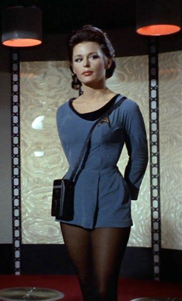 Marianna Hill - Dr. Helen Noel - Dagger of the Mind | Star trek costume, Star trek cosplay, Star ...