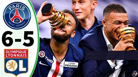 PSG vs Lyon 6 5 Full Penalty All Goals & Highlights 2020 - YouTube