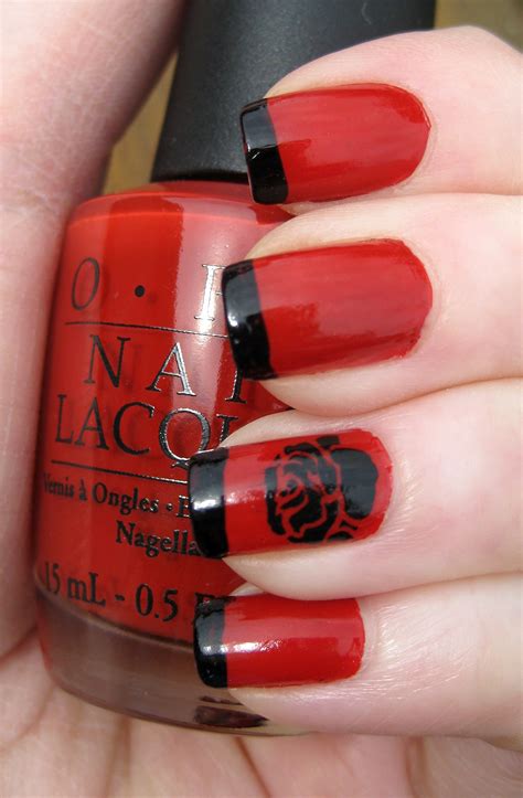 Red and Black Nails for You to Try - Pretty Designs