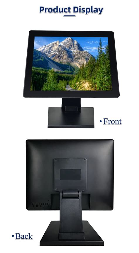 Touch Screen Monitor 17 Inch Vga Usb Multi Touch Screen Monitor For Pos - Buy 17 Inch Touch ...