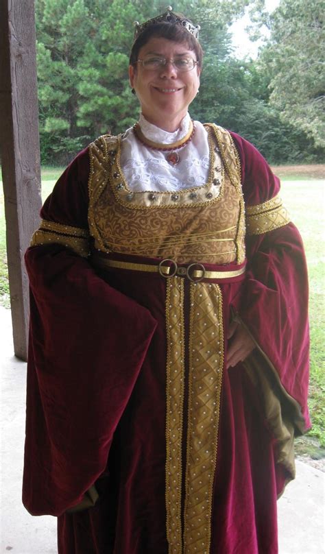 Costume based on the portrait of Anne of Cleves by... | Tudor Costume