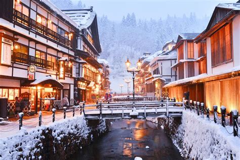 Ginzan Onsen | Hot springs, Onsen, Japanese hot springs