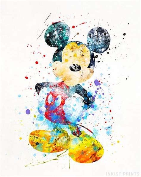 Mickey mouse art mickey mouse gift mickey mouse print etsy – Artofit