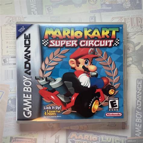 Mario Kart Super Circuit GBA Box Art for Clear DS Case print Only - Etsy