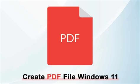 How To Create Pdf File In Windows 11 | techteds