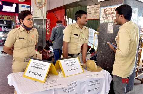 Bengaluru: A Help desk organised at Yeshwanthpur Railway station to enquire about the accident ...