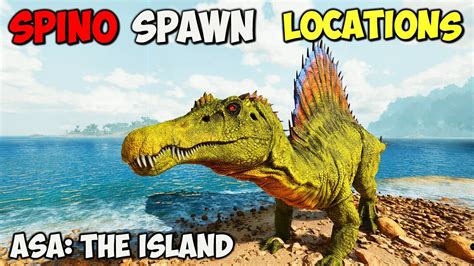 ASA: BEST Spino Spawn LOCATIONS | ARK Survival Ascended The Island - YouTube