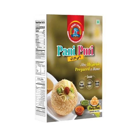 Pani Puri (Gol Gappa) - Dadi Jan Online